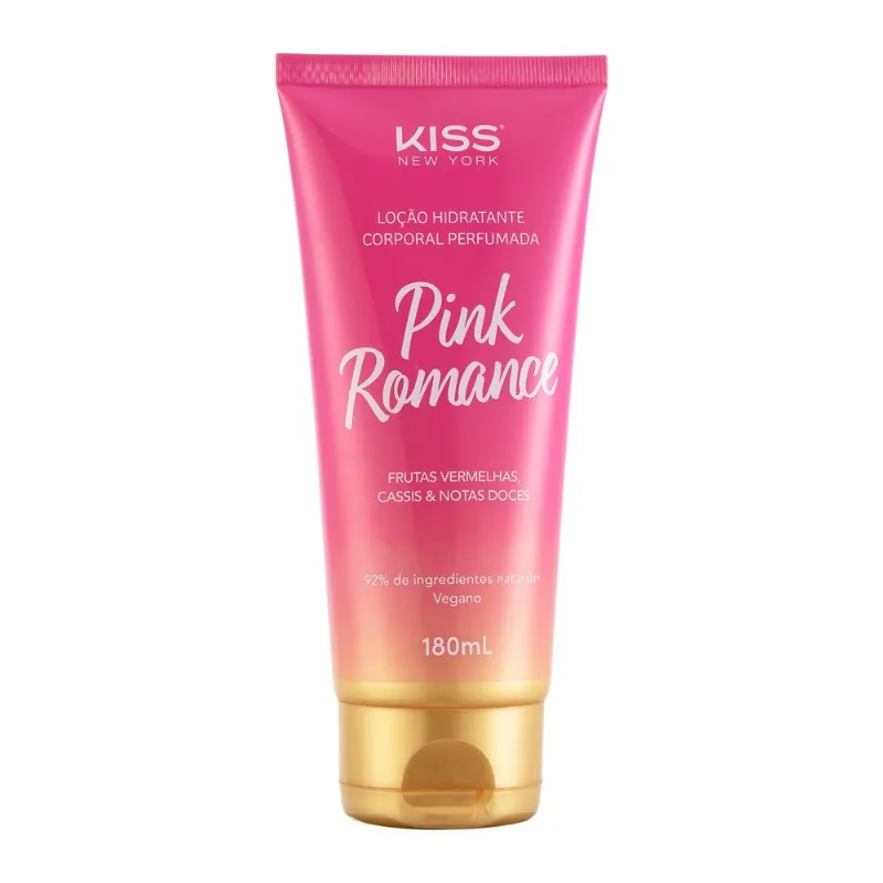 Loção Corporal Hidratante Metallic Love - Kiss New York Pink Romance