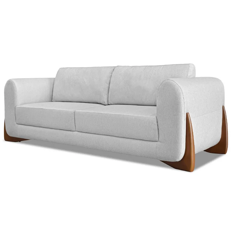Estofado Glamour 220 cm Almofadas Soltas Molas Bonel Compreflex