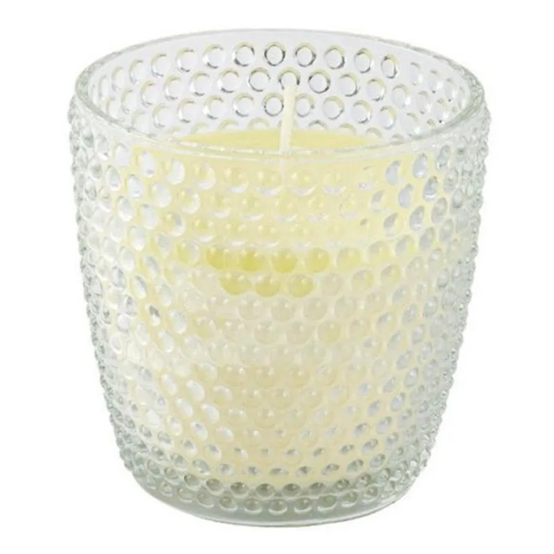 Vela Perfumada Aromatizada Decorativa Copo Vidro Poá Incolor