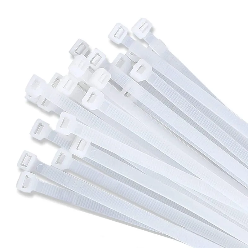 Dmti Abraçadeixa De Nylon 4,8mm X 400mm Branco 100un