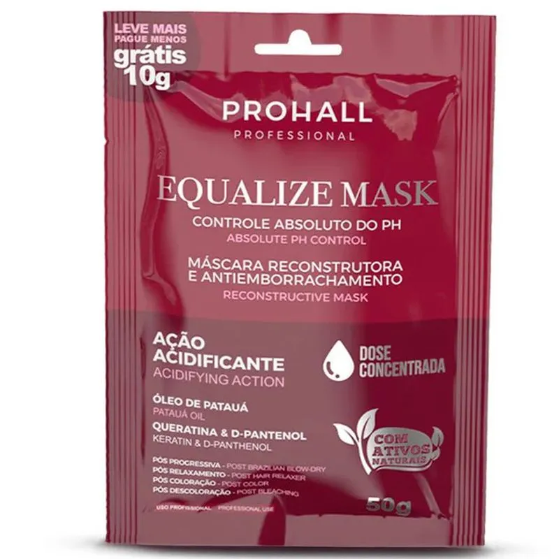 Sachê Máscara Capilar Reconstrutora Prohall Equalize 50g