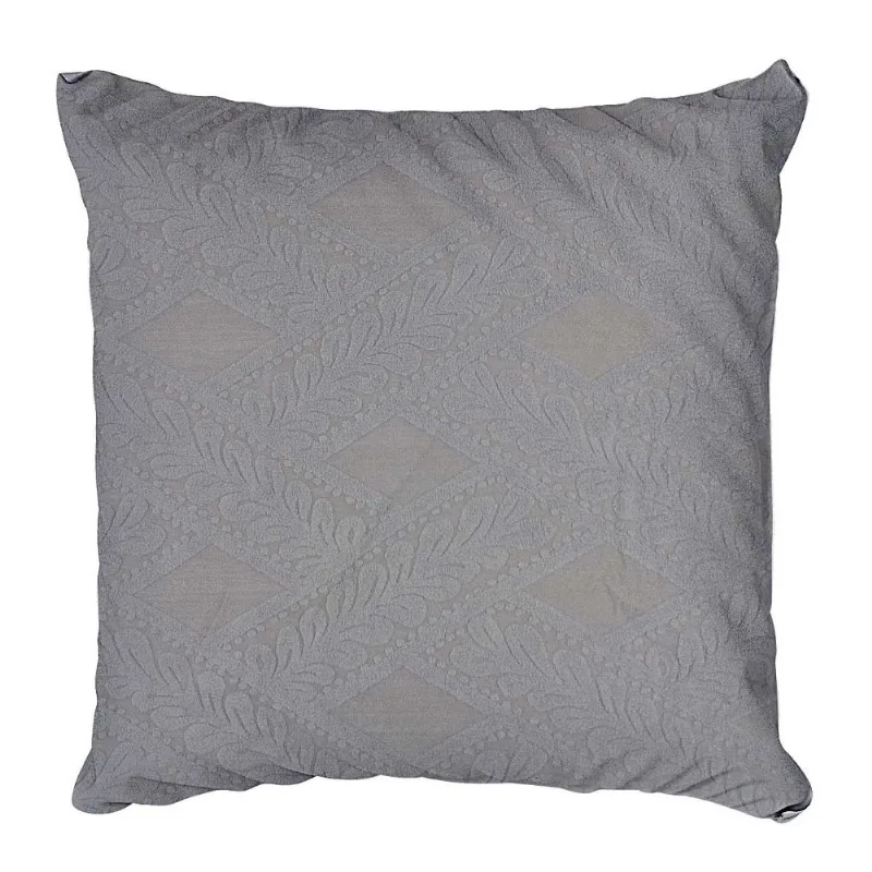 Capa P/ Almofada 44x44cm em Poliéster Dcarte-Cinza