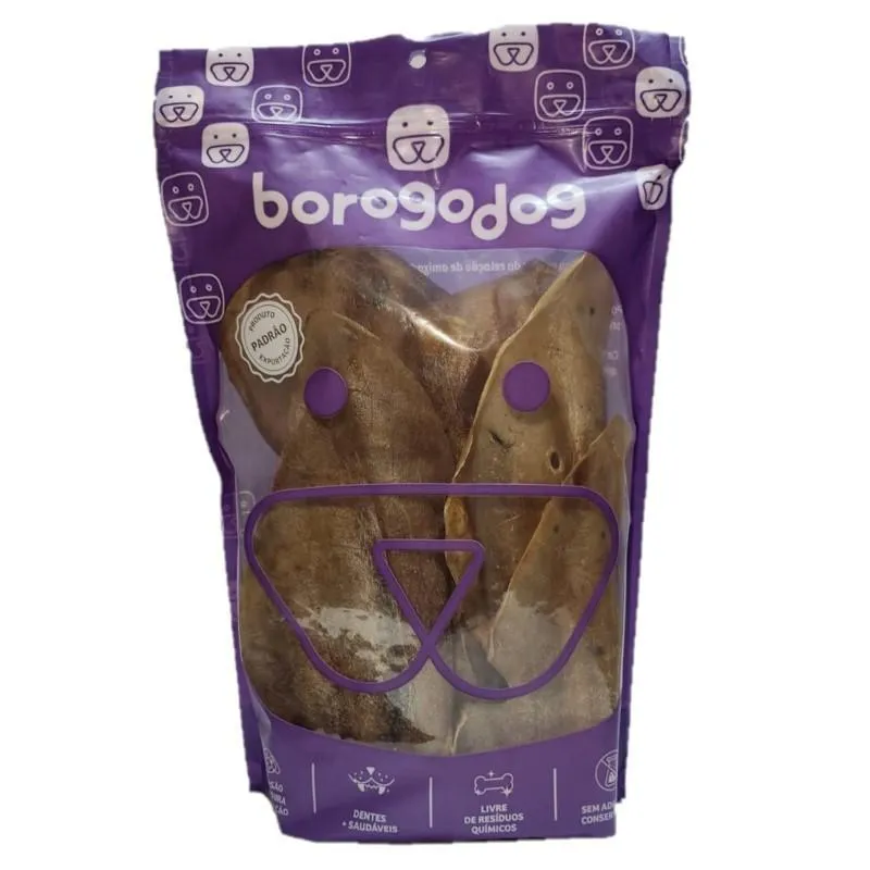 Borogodog Orelha Suína Petisco Natural Cães - 5 Unidades