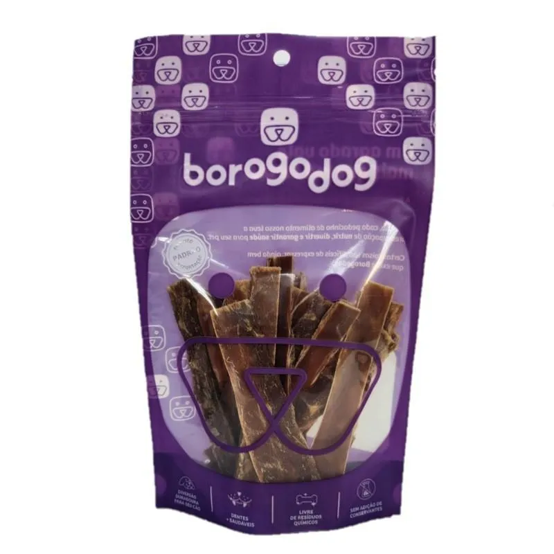 Borogodog Chips Natural Bovino Petisco Natural Cães - 50g