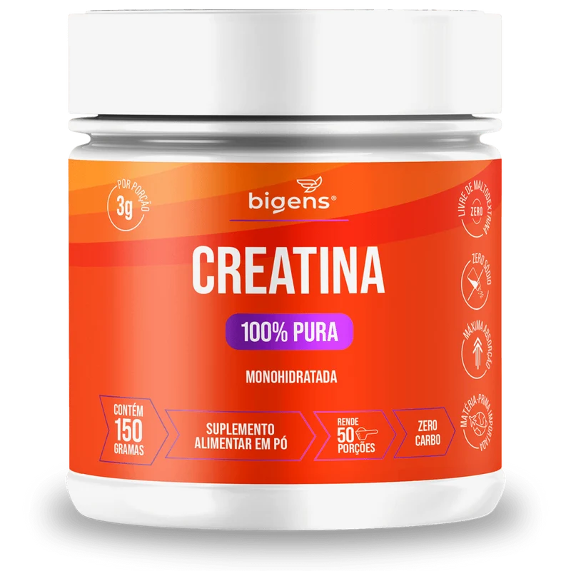 Creatina Pura em Pó 100% Monohidratada 150g