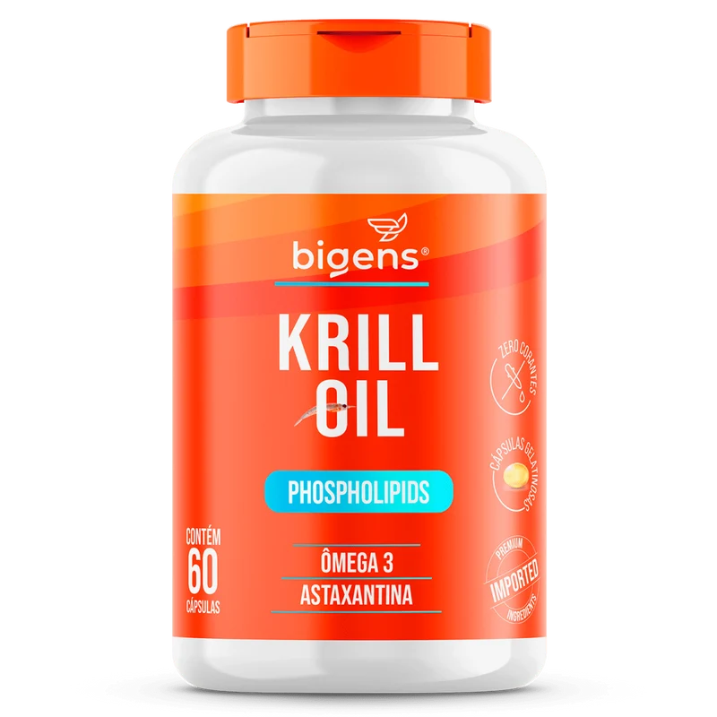 Krill Oil Ômega 3 com Fosfolipídios 60 Cápsulas
