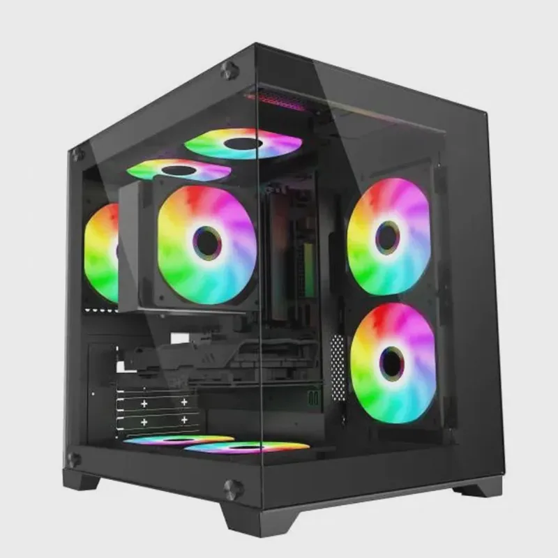 Pc Gamer Ryzen 5 4600G, 8GB ssd, 240GB, Fonte 500W, Gabinete Black Box