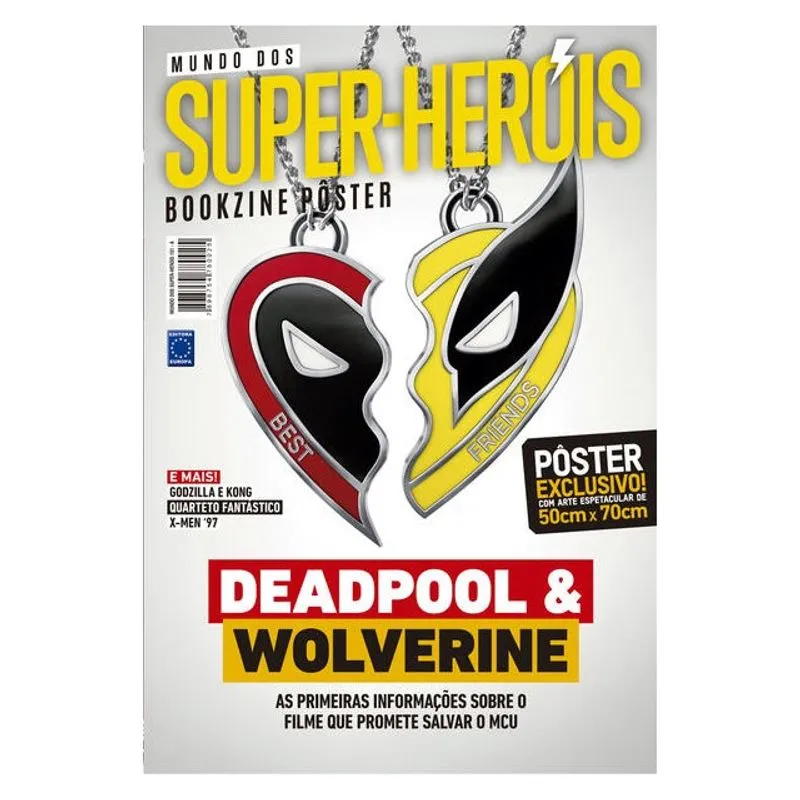 SUPERPÔSTER MUNDO DOS SUPER-HERÓIS - DEADPOOL & WOLVERINE