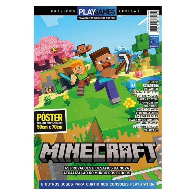 SUPERPÔSTER PLAYGAMES - MINECRAFT