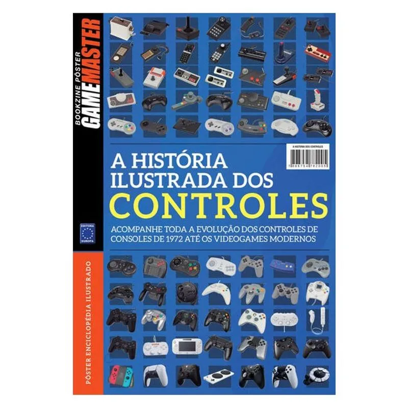 SUPERPÔSTER A HISTÓRIA ILUSTRADA DOS CONTROLES - PLAYSTATION 1