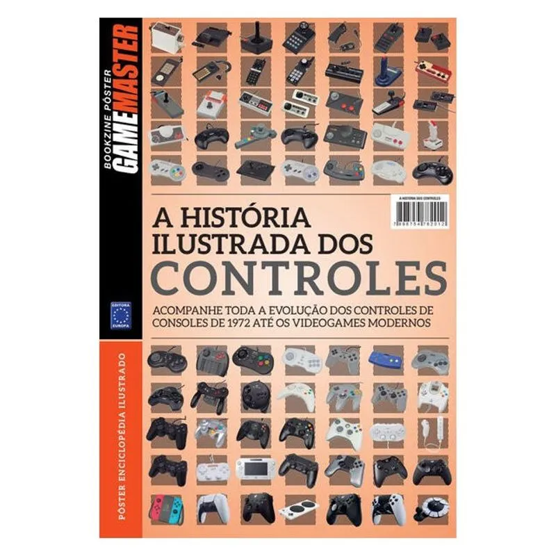 SUPERPÔSTER A HISTÓRIA ILUSTRADA DOS CONTROLES - SUPER NINTENDO