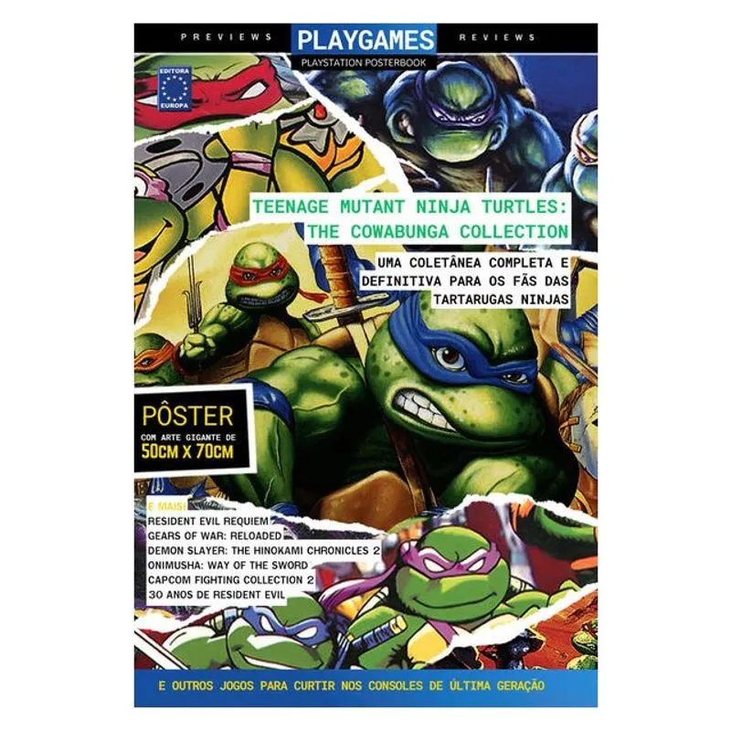 TARTARUGAS NINJAS: COWABUNGA COLLECTION - SUPERPÔSTER PLAYGAMES