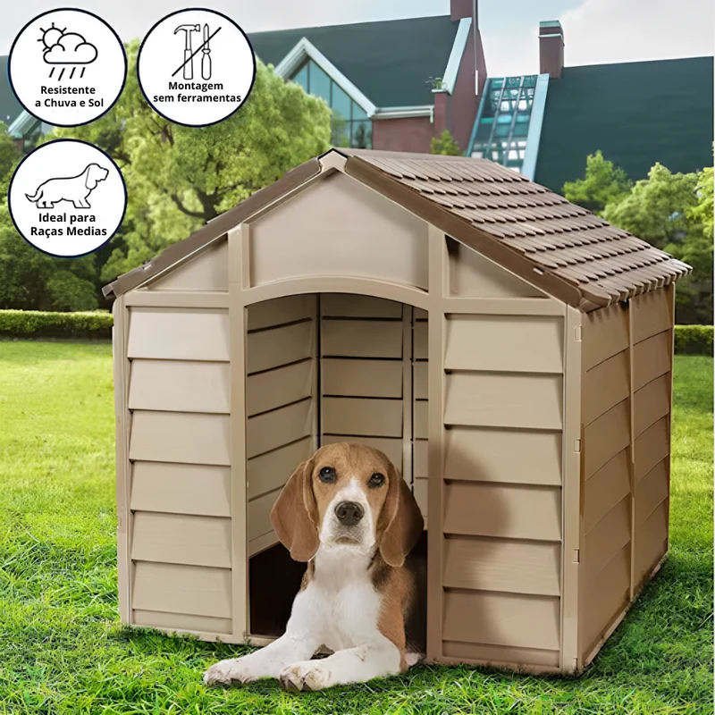 Casinha para Cachorro Grande Plástico Anti UV - Starplast