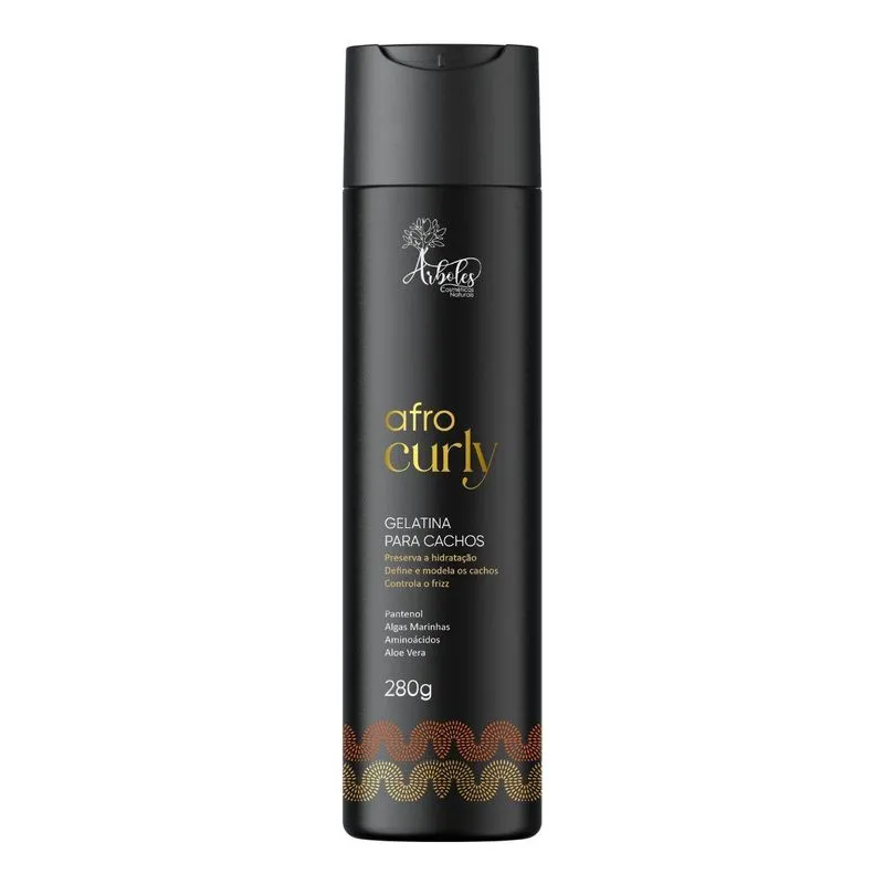 Gelatina De Cachos Naturais Afro Curly 280g