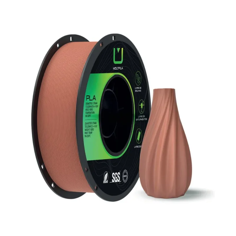 FILAMENTO PLA MATTE MARROM TERRACOTA