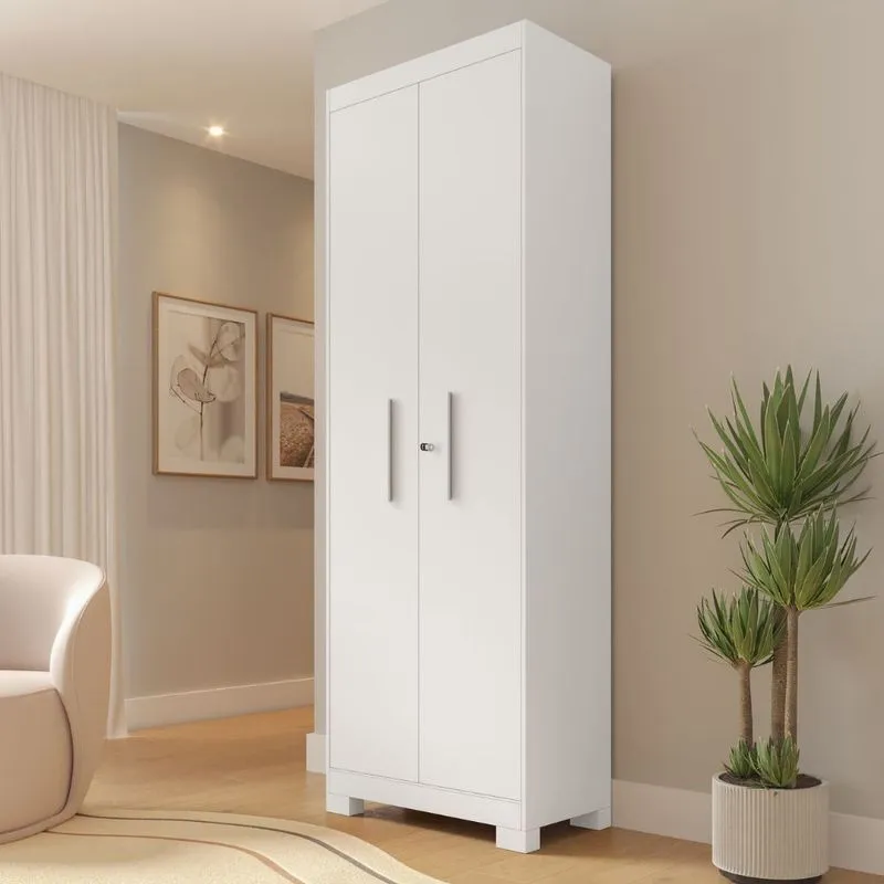 Armário Multiuso 2 Portas com Chave MDF Iris Plus ACP Móveis