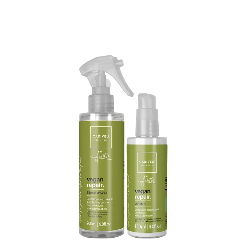 Kit Cadiveu Vegan Repair - Leave- In 120ml + Leave- In 200ml INATIVO - Kit