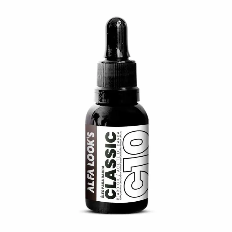 Oleo Para Barba Hidratante Classic C10 30ml Alfa Looks