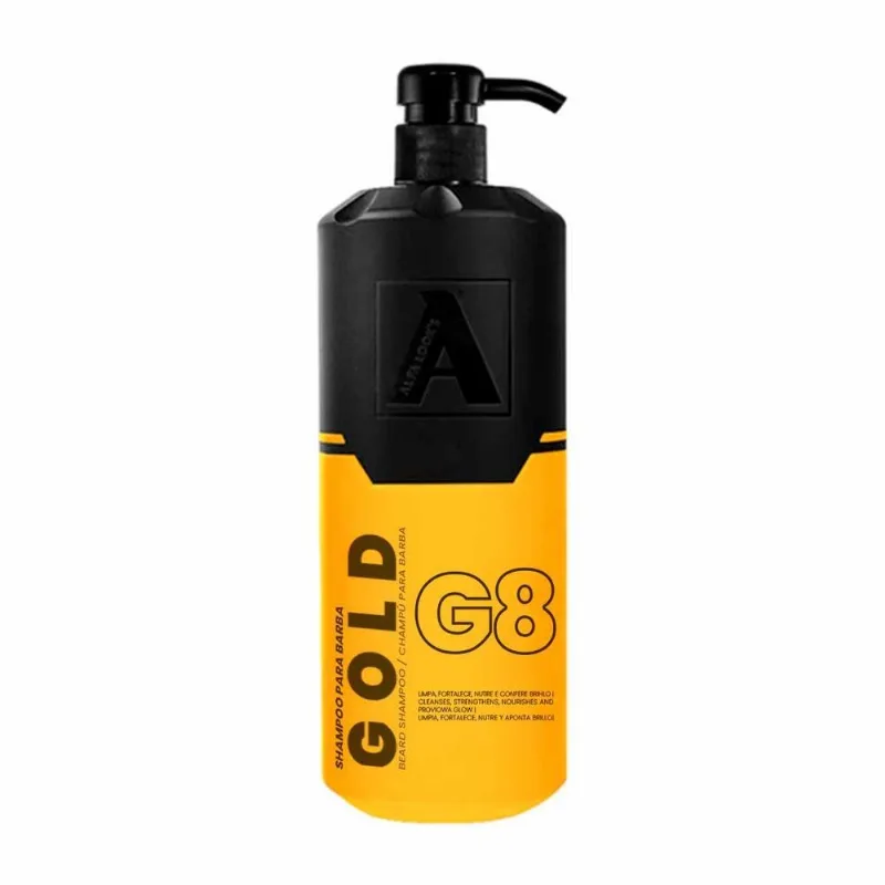 Shampoo Para Barba Hidratante Gold G8 200ml Alfa Look's