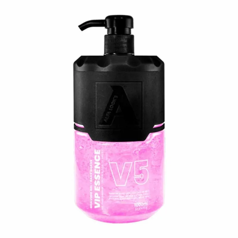 Shaving Gel Para Barbear Vip Essence V5 1000ml Alfa Looks