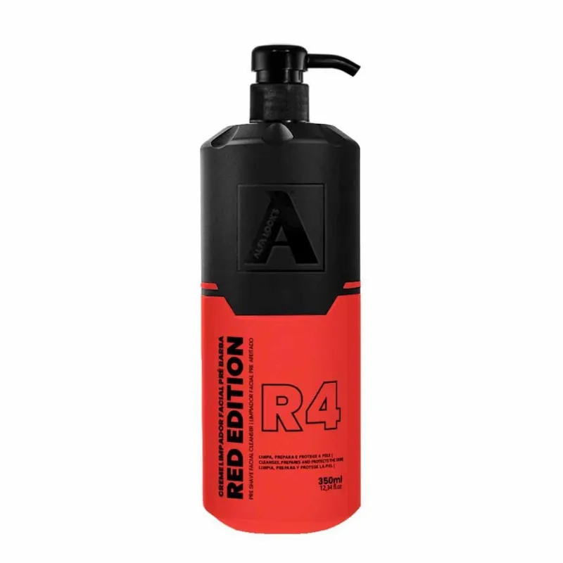 Creme Pré Barba Hidratante Red Edition R4 350ml Alfa Look's