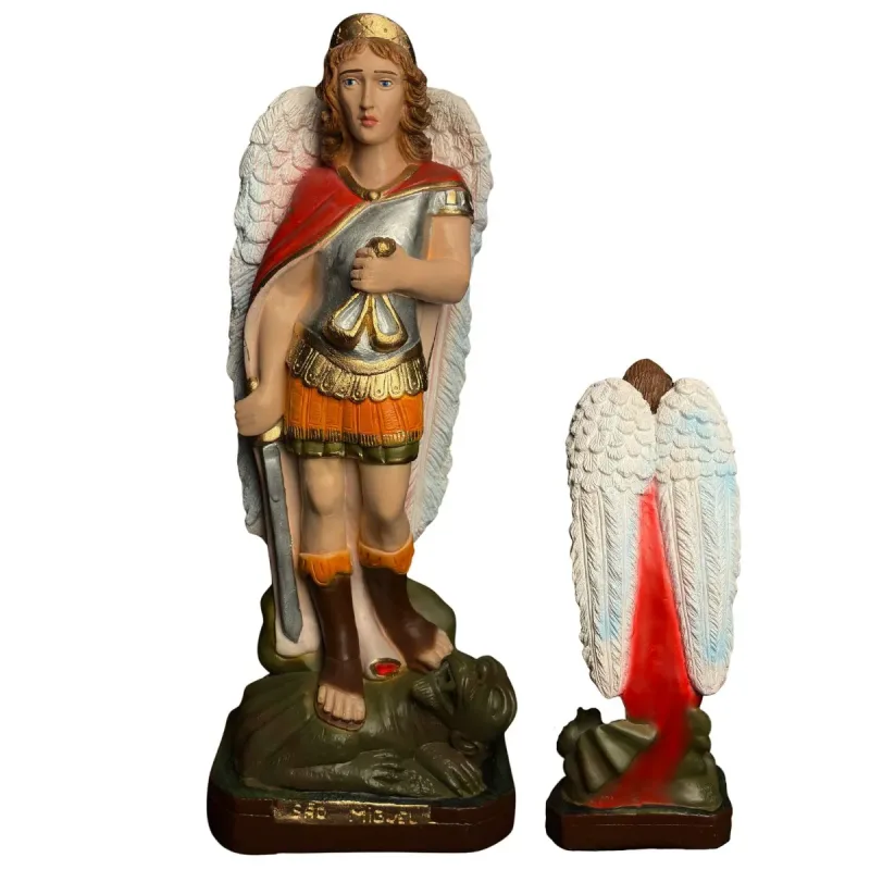 Imagem São Miguel Gesso 36cm Alt. Católico