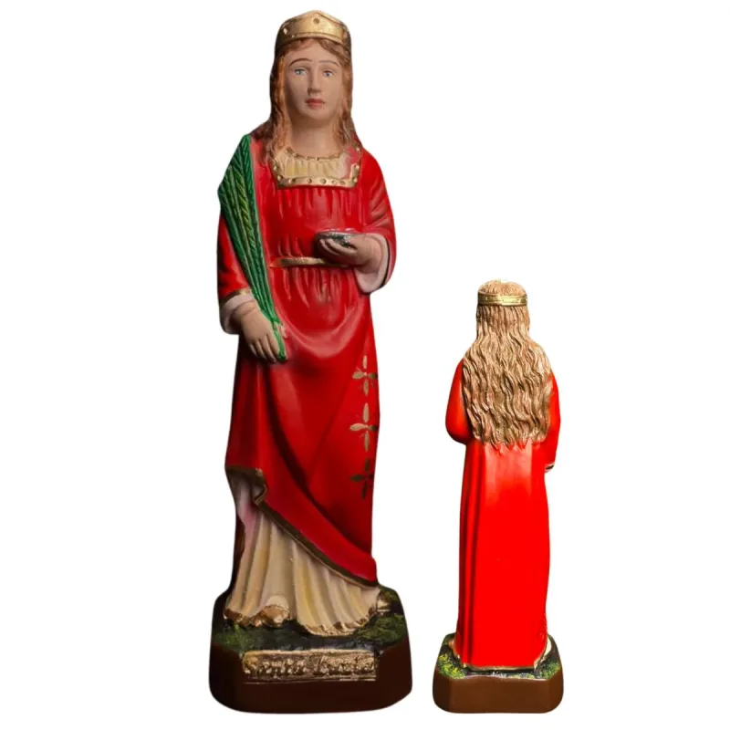 Imagem Santa Luzia Gesso 23cm Católico