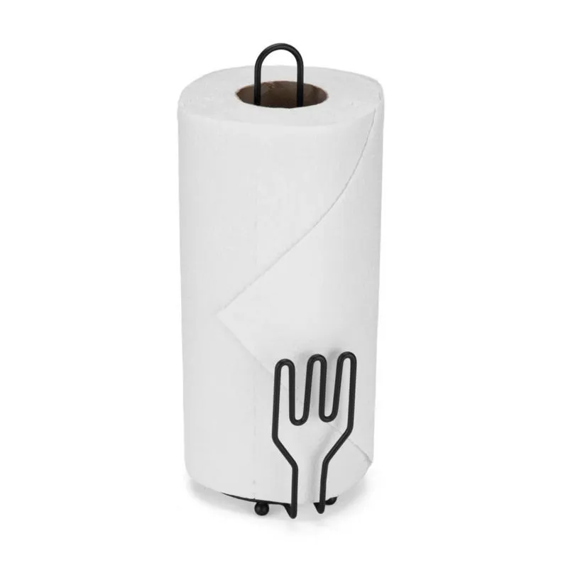 Porta Papel Toalha Suporte Rolo Guardanapo Vertical De Mesa
