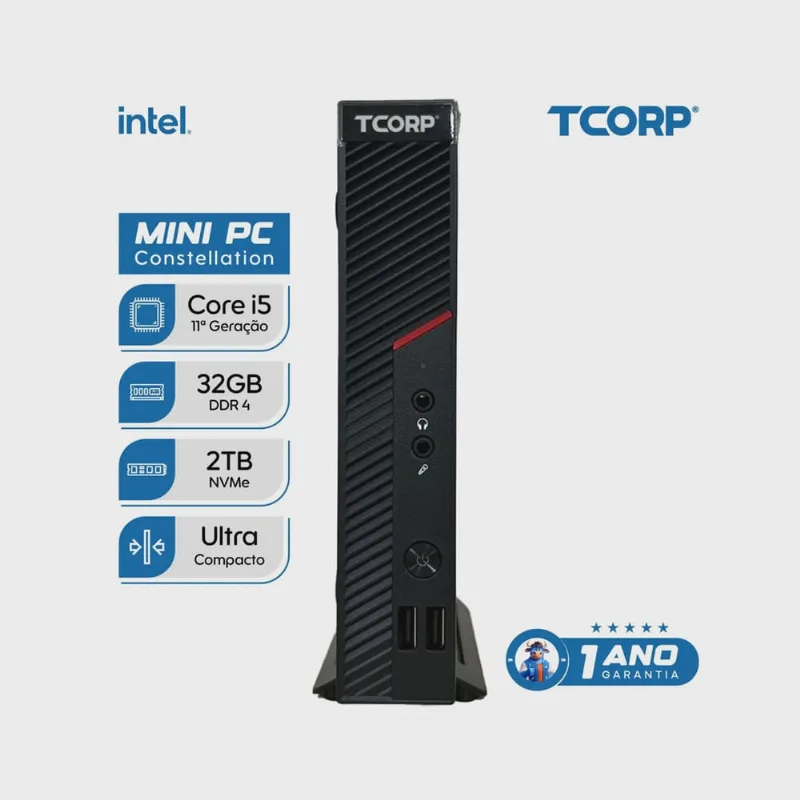 Mini pc Constellation TC700MP i5 11ªGen 32GB 2TB NVMe