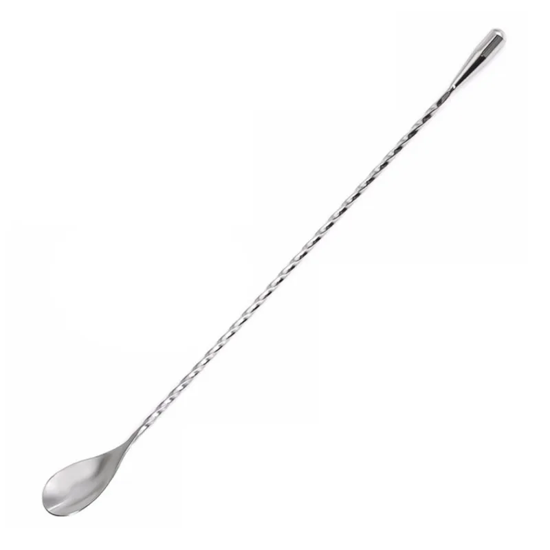 Colher Bailarina Em Aço Inox Cabo Torcido 30cm