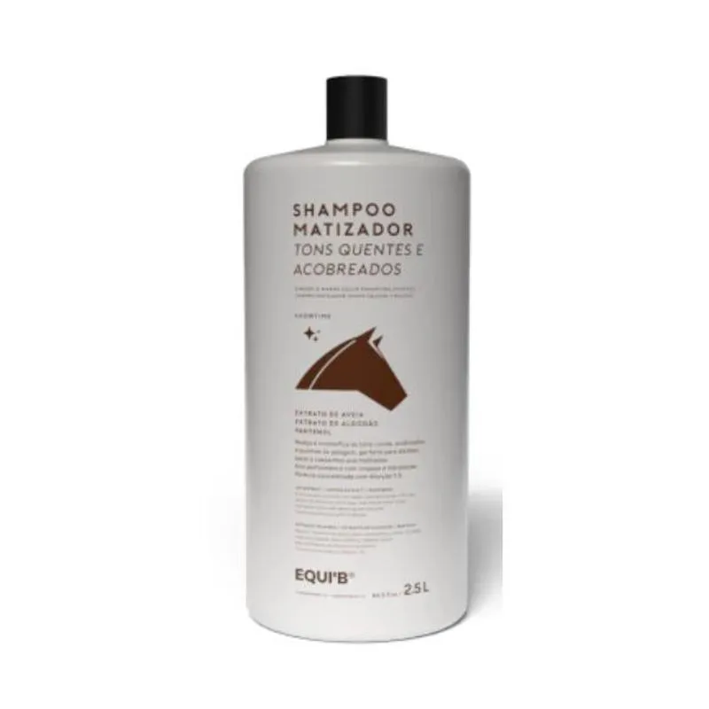 Shampoo Matizador Cavalos Tons Ruivos E Acobreados 2,5 Lt