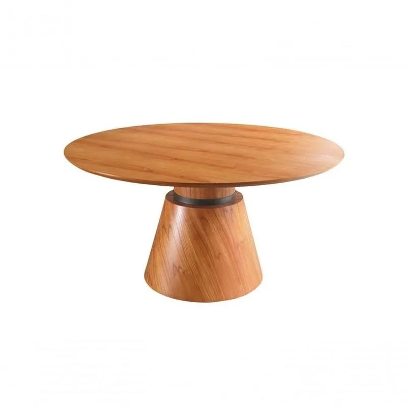 Mesa De Jantar Redonda Laminada 1,35m - Piemonte - Requinte