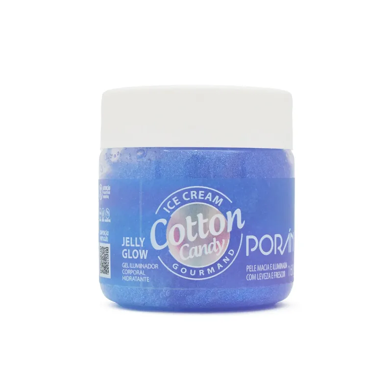 Gel Iluminador Jelly Glow Ice Cream Cotton Candy 160g Porán - lojaparaisodarepublica