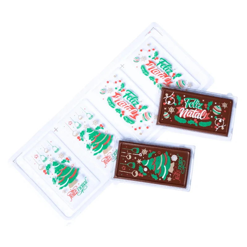 Forma Transfer Tablete Natal Pinheiro e Luzes 11,4x6cm STALDEN FORMA DEC TABLETE NATAL PINHEIRO E LUZES BLN 0197 STALDEN