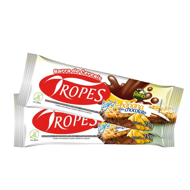 Barra De Cereal Sabor Banana Light - 3 Display X 24 Unid
