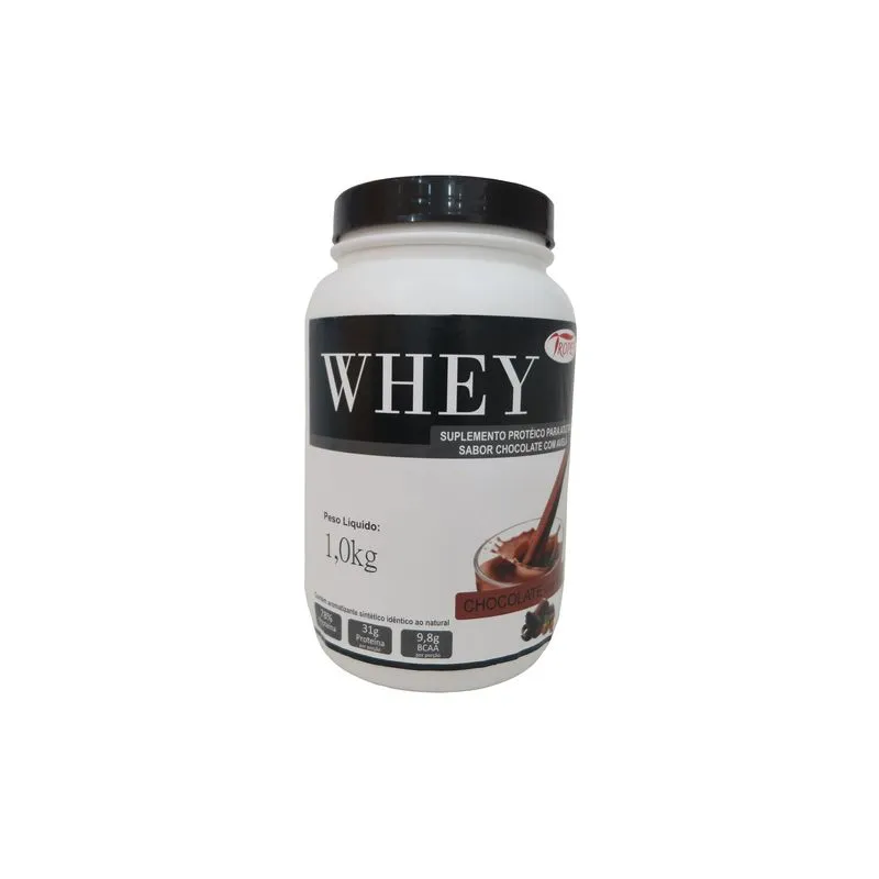 Whey - sabor chocolate com avelã pote 1kg