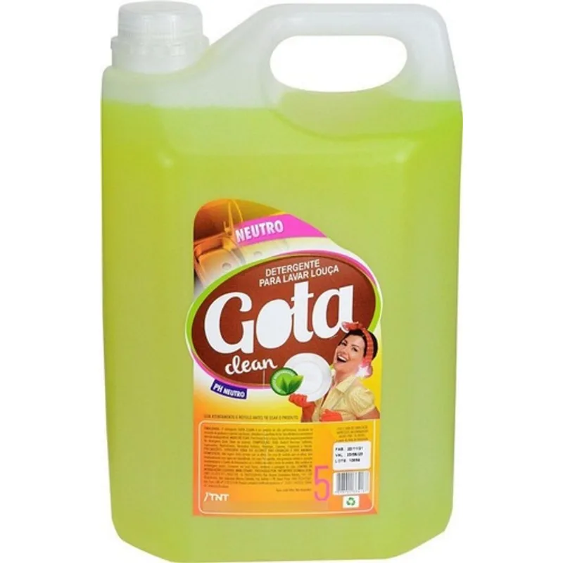 Detergente De Pia Gota Clean Neutro 5 Litros