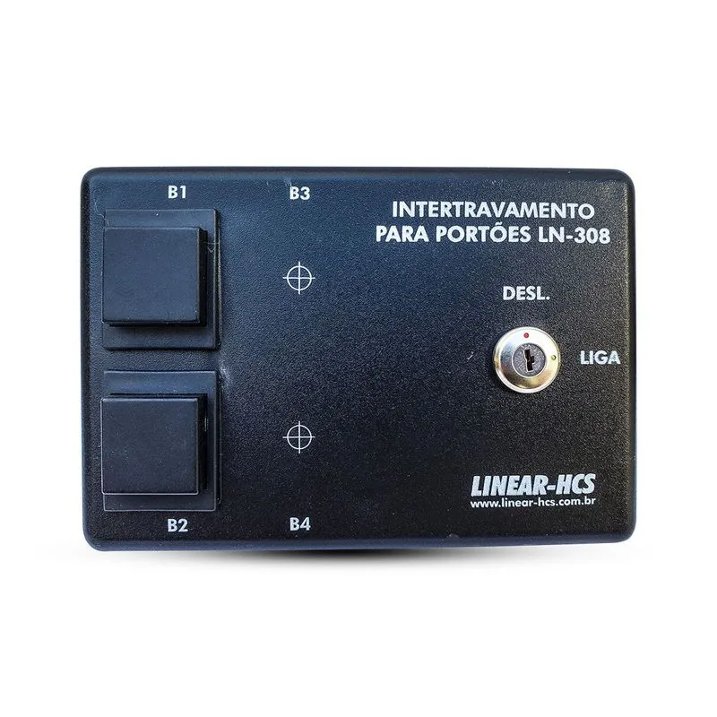 Módulo Intertravamento Linear LN-308 c/ 2 Botões