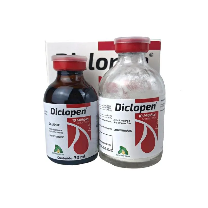 Diclopen 10 Milhões Antimicro Anti-infl 1 Pó + 1 Diluente