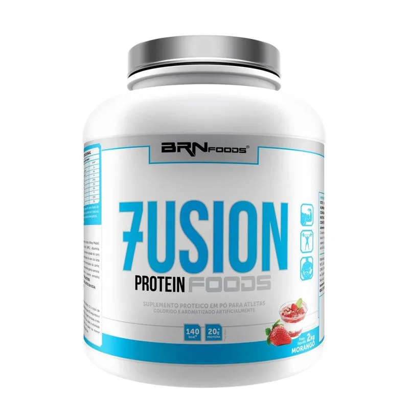 Whey Protein Fusion Morango 2kg – brnfoods - Full Entrega Rápida