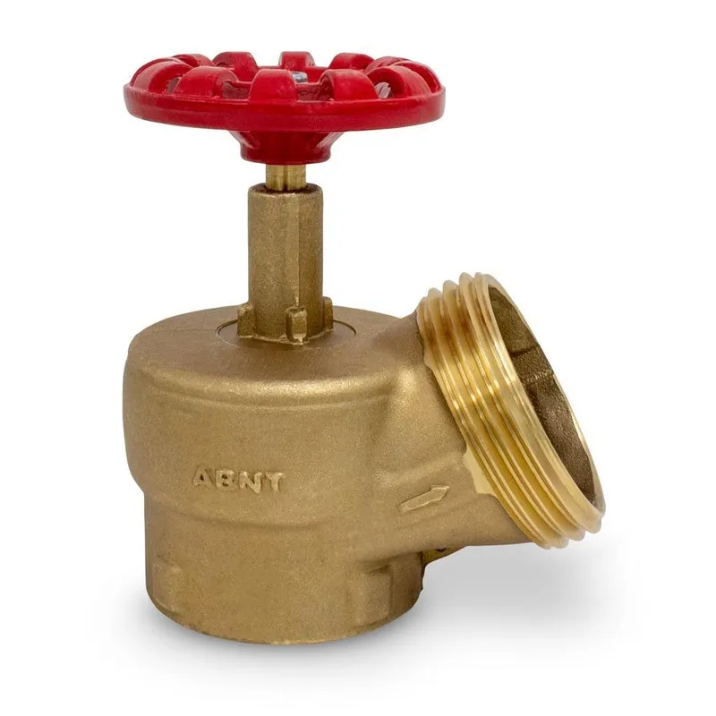 Registro Angular 45 Para Incêndio/hidrante Bronze 2.1/2