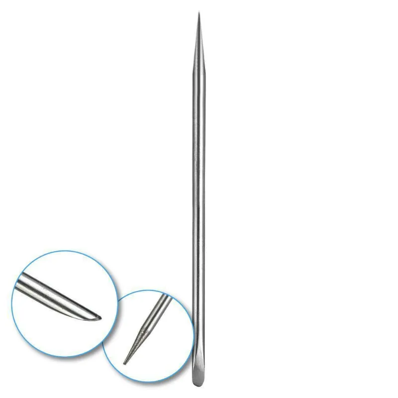 Palito Chanfrado Aço Inoxidável Manicure Profissional