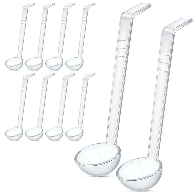 10 Peças 7,8 Polegadas 1oz Transparente Concha Pequena Mini Concha Para Molho