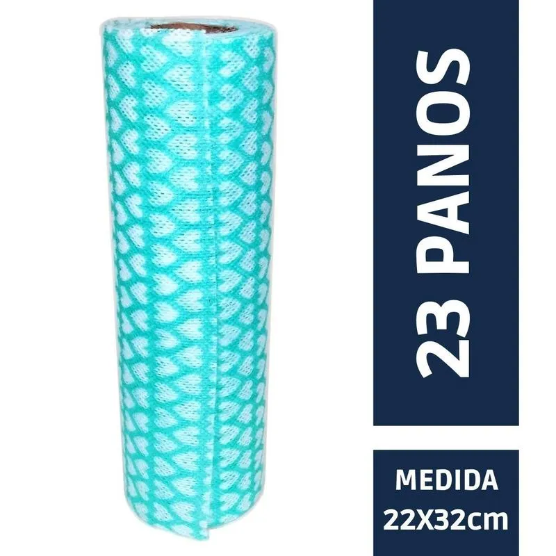 Pano De Limpeza Multiuso Tipo Perfex 22x32cm 23 Panos