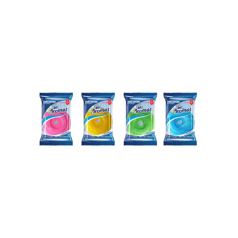Pedra Sanitária Mil Aromas 25g C/ 12 Unidades Mil Aromas