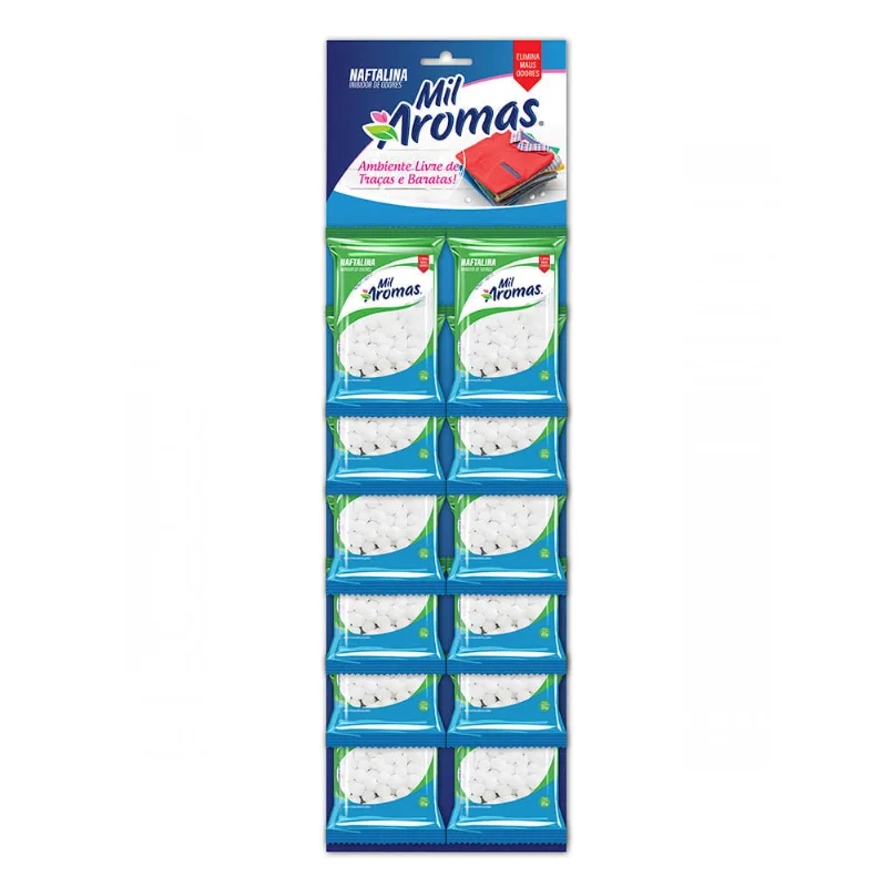 Naftalina Mil Aromas Cartela C/12 Uni 20g Start