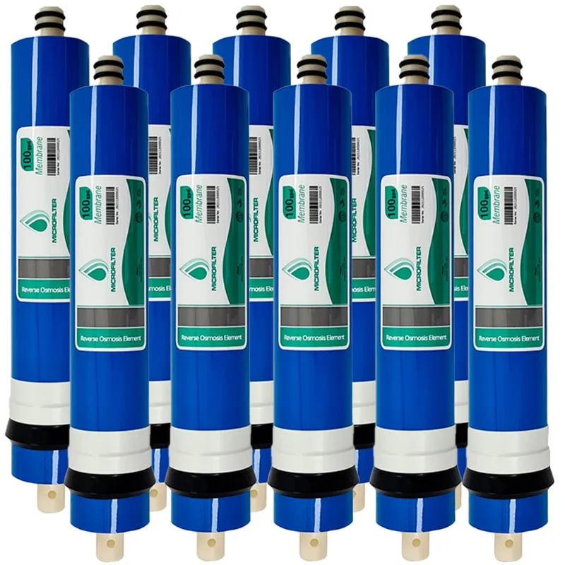 Kit 10 Cartucho Membrana De Osmose Reversa Microtek 100gpd