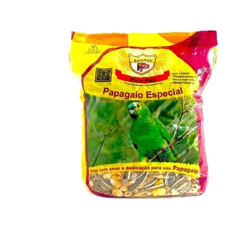 Ração Papagaio Especial Pica-pau 500g