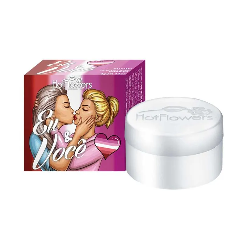 Bálsamo Eu & Você Vasodilatador Feminino Linha Orgulho 4g Hot Flowers