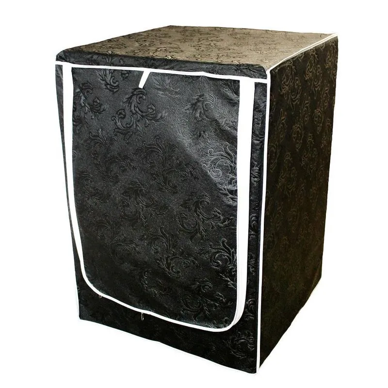 Capa Maquina Lava Seca Frontal Lg 8,9,10.2 Samsung Preta